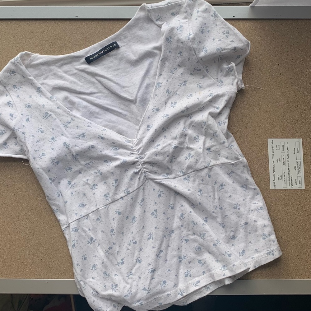 Brandy Melville Floral Top